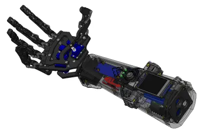 基于ESP32的上肢假肢手