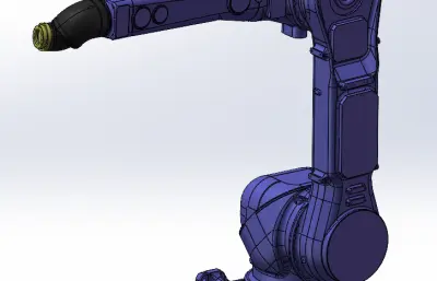 安川EPX2700右侧安装喷涂机器人