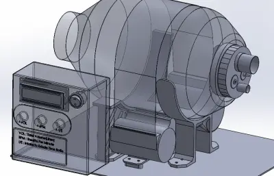 现代新型医疗机械呼吸机