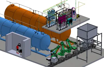 现代新型先进液态放射性废物浓缩和处理设施