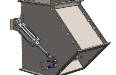 气动斜三通分料器