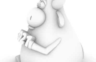 2021牛的三维模型