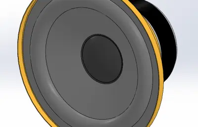 无防磁罩的6inchi重低音扬声器