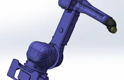 安川EPX2700右侧安装喷涂机器人