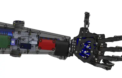 基于ESP32的上肢假肢手