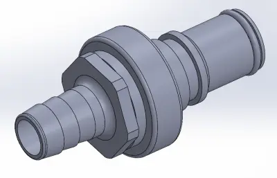 快捷接头公-直通-软管