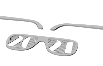 百叶窗眼镜 造型眼镜