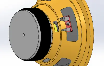 无防磁罩的6inchi重低音扬声器