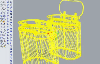 精细垃圾桶建模