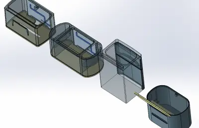 多款纸巾盒模型