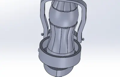 可乐瓶木质装饰架