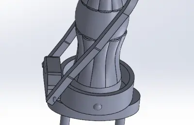 可乐瓶木质装饰架