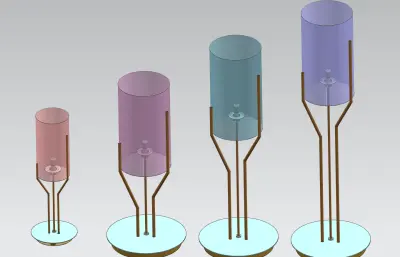 日系铁艺站立灯