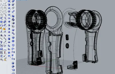 手持电子放大显微镜