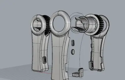 手持电子放大显微镜