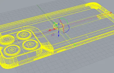 摩托罗拉 Moto 70 Fusion手机外观3D模型