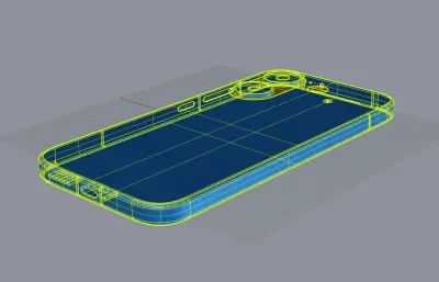 红米Turbo 5/Poco X8 Pro手机外观3D模型