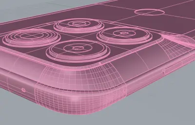 摩托罗拉 Moto 70 Fusion手机外观3D模型