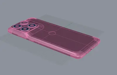 摩托罗拉 Moto 70 Fusion手机外观3D模型