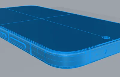 红米Turbo 5/Poco X8 Pro手机外观3D模型