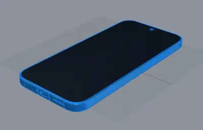 红米Turbo 5/Poco X8 Pro手机外观3D模型