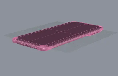 摩托罗拉 Moto 70 Fusion手机外观3D模型