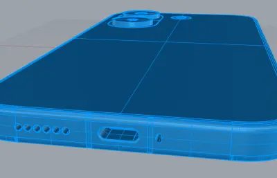 红米Turbo 5/Poco X8 Pro手机外观3D模型