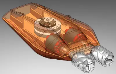 水下的小潜艇结构