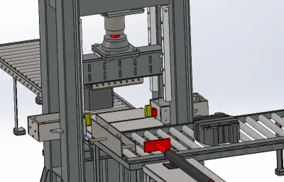 水泥块分割压机