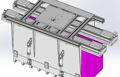 箱体码垛抓手夹具
