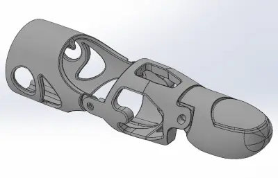 仿生手指,三个姿态