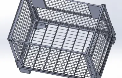 可折叠网格盒托盘