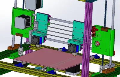 框架式3d打印机