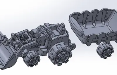 玩具拖拉机设计