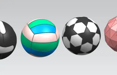 多款球形模型
