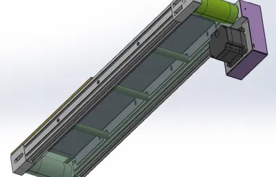 基于铝型材的皮带输送机