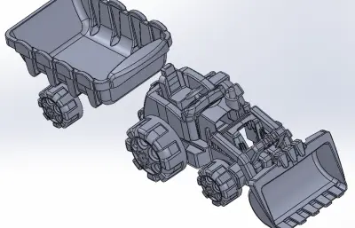 玩具拖拉机设计