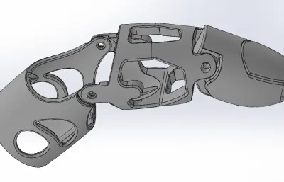仿生手指,三个姿态