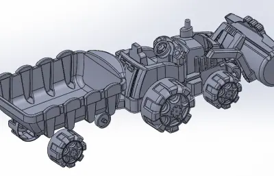 玩具拖拉机设计