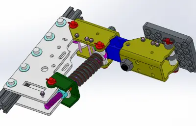 负荷传感器的刹车踏板模型