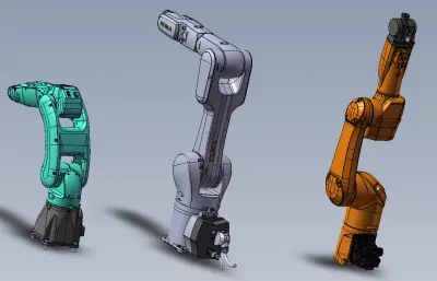 三种六自由度机械臂