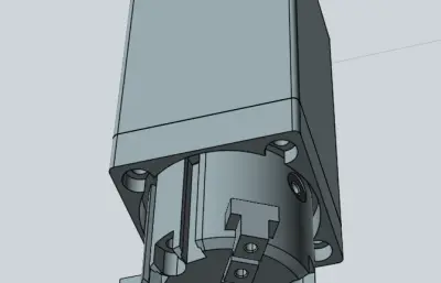 旋转平行气爪3爪