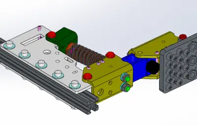 负荷传感器的刹车踏板模型