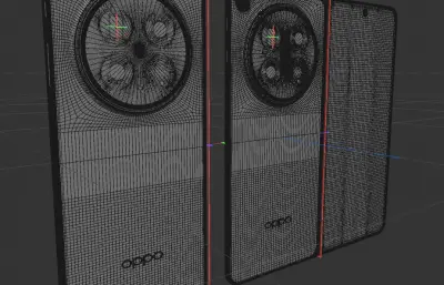 OPPO Find N6手机C4D,Keyshot模型(网盘下载)