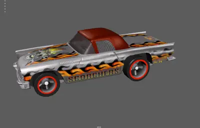 赛车汽车 狂野跑车 卡通汽车