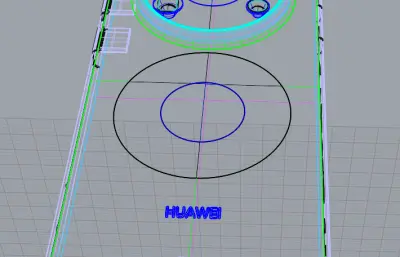 华为Mate 80 Pro Max手机外观模型,包含贴图