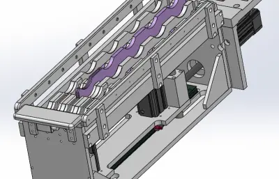 圆棒依次进给机构