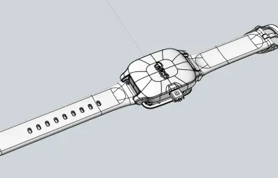 智能手表 儿童手表stp模型