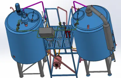 10BBL两器糖化系统