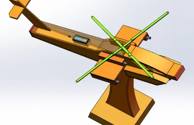 直升机模型摆件